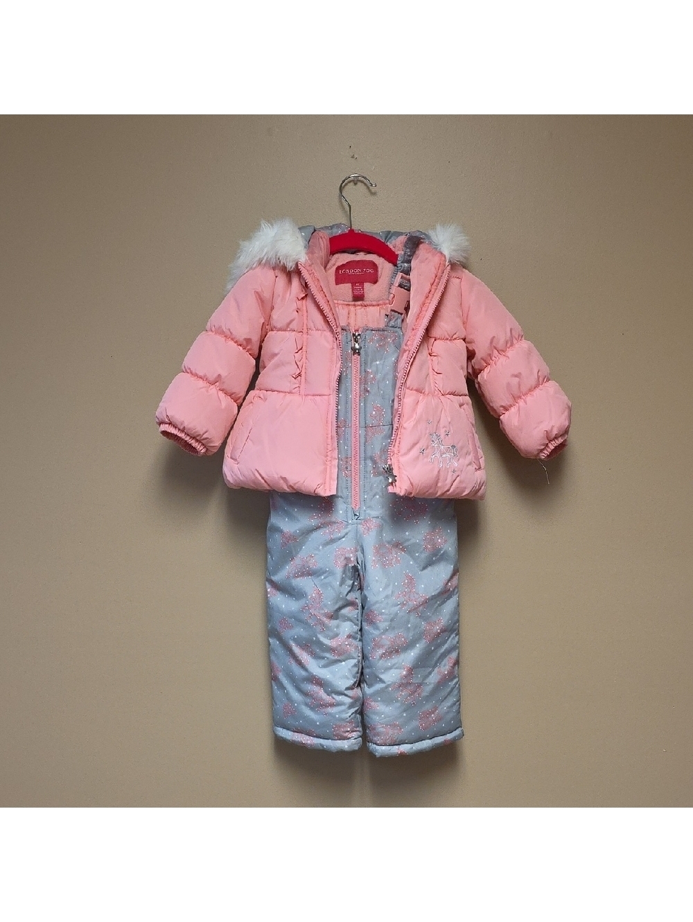 London Fog Red and Pink Outerwear